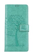 TopQ Pouzdro Samsung A14 5G knížkové Zelený strom sovičky 93540 - Phone Cover