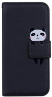 TopQ Pouzdro Xiaomi Redmi Note 10 Pro knížkové černé s pandou 84187 - Phone Cover
