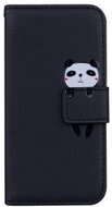 TopQ Pouzdro Samsung A33 5G knížkové Černé s pandou 84127 - Phone Cover