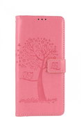 TopQ Pouzdro Xiaomi Redmi 10C knížkové Růžový strom sovičky 81010 - Phone Cover