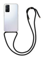 TopQ Kryt Xiaomi Redmi Note 11 Pro 5G s černou šňůrkou průhledný 93284 - Phone Cover