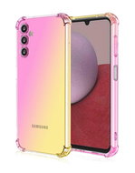TopQ Kryt Samsung A14 5G Shock duhový růžovo-žlutý 92939 - Phone Cover