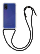 TopQ Kryt Samsung A41 s černou šňůrkou průhledný 93096 - Phone Cover