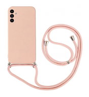 TopQ Kryt Samsung A13 5G růžový se šňůrkou 92925 - Phone Cover