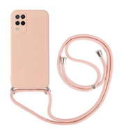 TopQ Kryt Realme 8 5G růžový se šňůrkou 92914 - Phone Cover