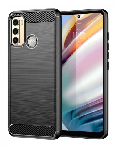 TopQ Kryt Motorola Moto G60 černý 92844 - Phone Cover - Main image