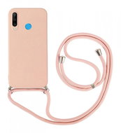 TopQ Kryt Huawei P30 Lite růžový se šňůrkou 92654 - Phone Cover