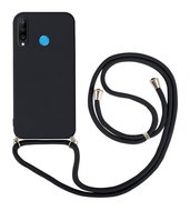 TopQ Kryt Huawei P30 Lite černý se šňůrkou 92652 - Phone Cover
