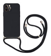 TopQ Kryt iPhone 11 Pro černý se šňůrkou 92491 - Phone Cover