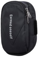 TopQ Sportovní pouzdro na ruku Round černé 95323 - Phone Case