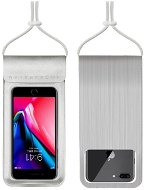 TopQ Univerzální vodotěsné pouzdro Metallic XL na mobil stříbrné 95491 - Phone Case
