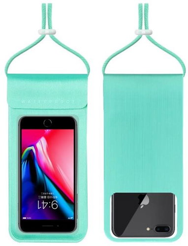TopQ Univerzální vodotěsné pouzdro Metallic L na mobil tyrkysové 95486 - Phone Case - Main image