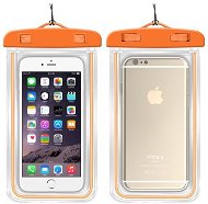 TopQ Univerzální vodotěsné pouzdro na mobil Typ 1 oranžové 95599 - Phone Case