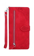 TopQ Pouzdro Xiaomi Redmi Note 9 Pro knížkové se zipem červené 84204 - Phone Case
