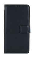 TopQ Puzdro Samsung S21 FE knižkové čierne s prackou 2 93632 - Puzdro na mobil