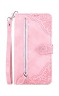 TopQ Pouzdro Xiaomi Redmi Note 11 knížkové se zipem růžové 84223 - Phone Case