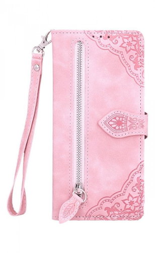 TopQ Pouzdro Xiaomi Redmi Note 11 Pro knížkové se zipem růžové 84221 - Phone Case - Main image
