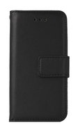 TopQ Pouzdro iPhone 5 - 5S - SE knížkové černé s přezkou 2 93599 - Phone Case