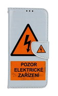 TopQ Pouzdro Samsung A54 5G knížkové Pozor elektrické zařízení 94305 - Phone Case