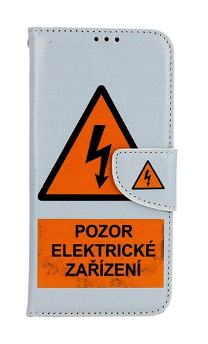 TopQ Pouzdro Samsung A54 5G knížkové Pozor elektrické zařízení 94305 - Phone Case - Main image