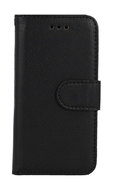 TopQ Pouzdro iPhone 5 - 5S - SE knížkové černé s přezkou 94187 - Phone Case
