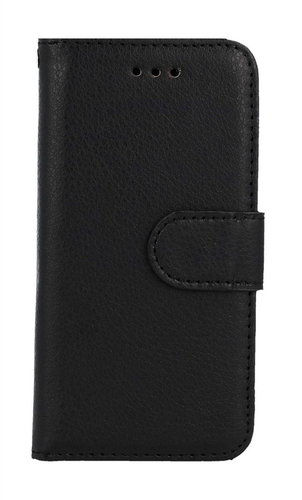 TopQ Pouzdro iPhone 5 - 5S - SE knížkové černé s přezkou 94187 - Phone Case - Main image