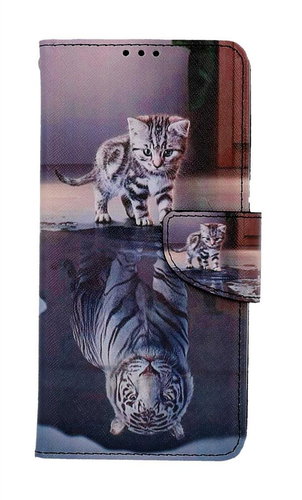 TopQ Pouzdro Honor X8 knížkové Tygr 93932 - Phone Case - Main image