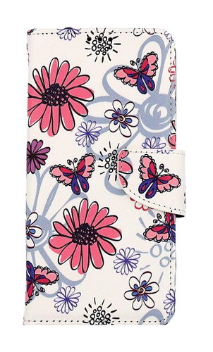 TopQ Pouzdro Honor X8 knížkové Flowers 93921 - Phone Case - Main image
