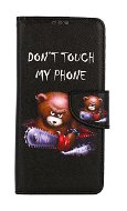 TopQ Pouzdro Honor X8 knížkové Don't Touch méďa 93597 - Phone Case
