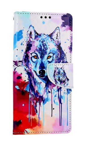 TopQ Pouzdro Samsung A14 5G knížkové Kresba vlka 94256 - Phone Case - Main image