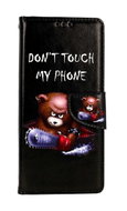 TopQ Pouzdro Samsung A14 5G knížkové Don't Touch méďa 94238 - Phone Case