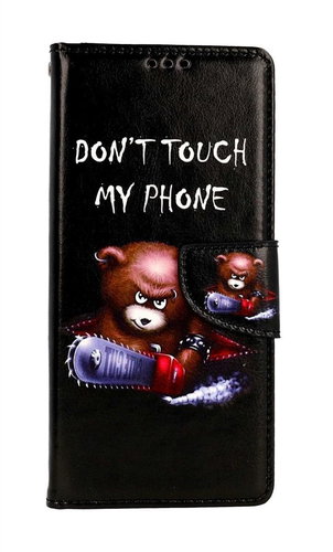 TopQ Pouzdro Samsung A14 5G knížkové Don't Touch méďa 94238 - Phone Case - Main image