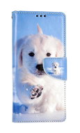 TopQ Pouzdro Samsung A14 5G knížkové Štěňátko 94234 - Phone Case