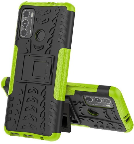 TopQ Kryt Motorola Moto G60 ultra odolný zelený 92835 - Phone Cover - Main image