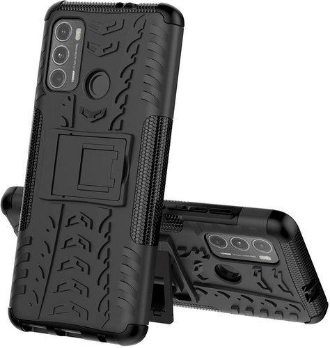 TopQ Kryt Motorola Moto G60 ultra odolný černý 92830 - Phone Cover - Main image