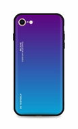 TopQ Kryt LUXURY iPhone 8 pevný duhový purpurový 92469 - Phone Cover
