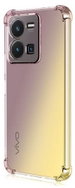 TopQ Kryt Vivo Y35 silikon Shock duhový purpurovo-žlutý 86087 - Phone Cover