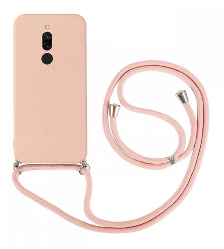 TopQ Kryt Xiaomi Redmi 8 růžový se šňůrkou 93924 - Phone Cover - Main image