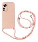 TopQ Kryt Xiaomi 12 růžový se šňůrkou 93914 - Phone Cover