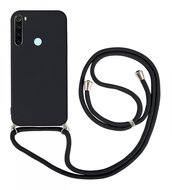 TopQ Kryt Xiaomi Redmi Note 8 černý se šňůrkou 93515 - Phone Cover