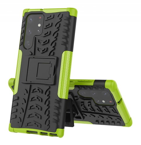 TopQ Kryt Samsung S22 Ultra odolný zelený 93479 - Phone Cover - Main image