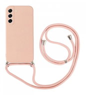 TopQ Kryt Samsung S22 5G růžový se šňůrkou 93444 - Phone Cover