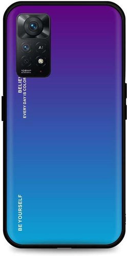 TopQ Kryt LUXURY Xiaomi Redmi Note 11 Pro 5G pevný duhový purpurový 93364 - Phone Cover - Main image