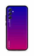 TopQ Kryt LUXURY Samsung A34 pevný duhový fialový 93352 - Phone Cover