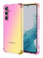 TopQ Cover Samsung A34 Shock rainbow pink-yellow 93344 - Phone Cover