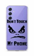 TopQ Kryt Samsung A54 5G Don't Touch priehľadný 93254 - Kryt na mobil