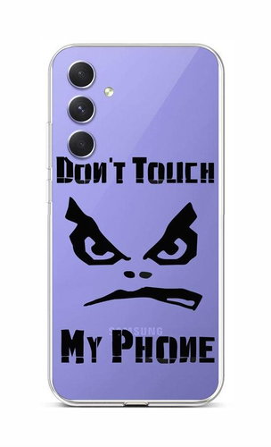 TopQ Kryt Samsung A54 5G Don't Touch průhledný 93254 - Phone Cover - Main image
