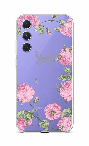 TopQ Kryt Samsung A54 5G Pivoňky 93252 - Phone Cover - Main image