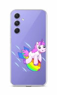 TopQ Kryt Samsung A54 5G Flying Unicorn 93243 - Phone Cover