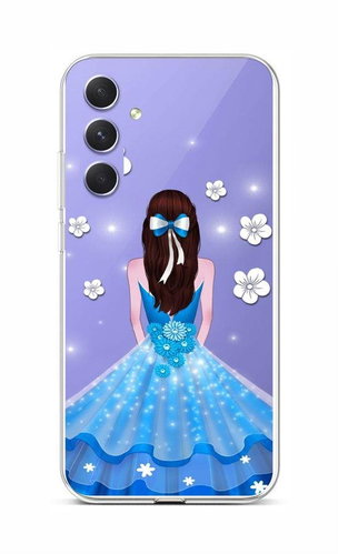TopQ Kryt Samsung A54 5G Blue Princess 93240 - Phone Cover - Main image